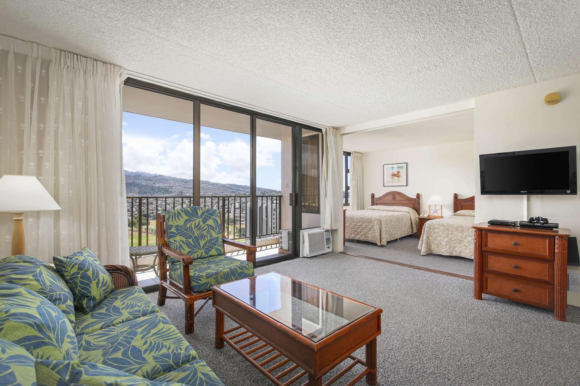 Aparthotel Aston At The Waikiki Banyan Honolulu Exteriér fotografie