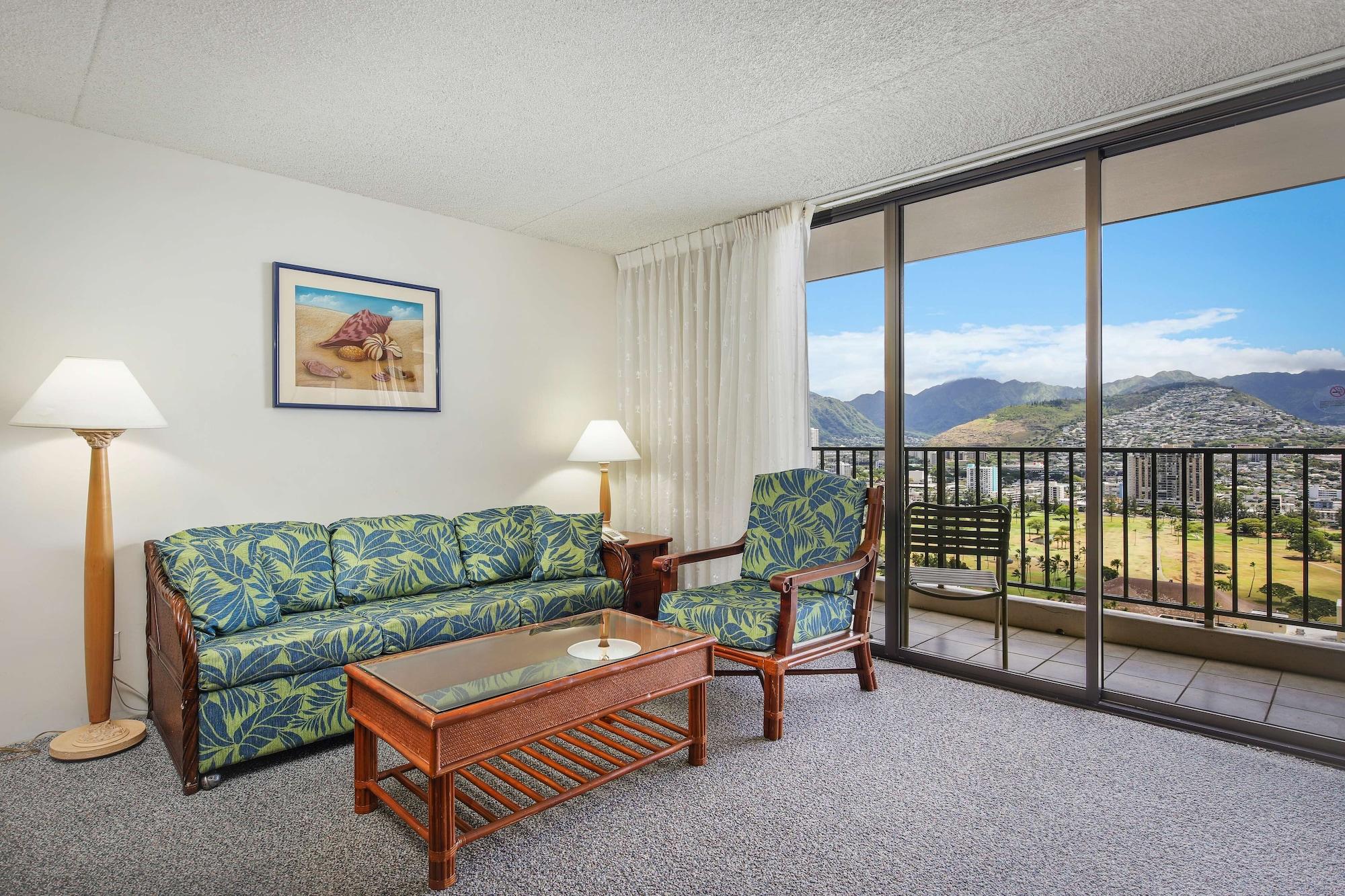 Aparthotel Aston At The Waikiki Banyan Honolulu Exteriér fotografie